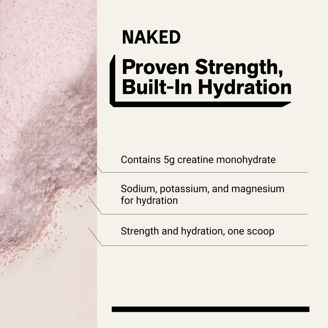 hydration creatine monohydrate