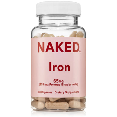 Daily Iron Supplement | Naked Iron - 60 Capsules