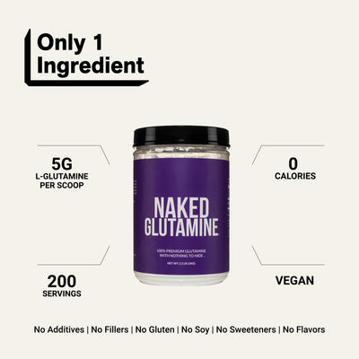 Glutamine Poeder | Naked Glutamine 1KG