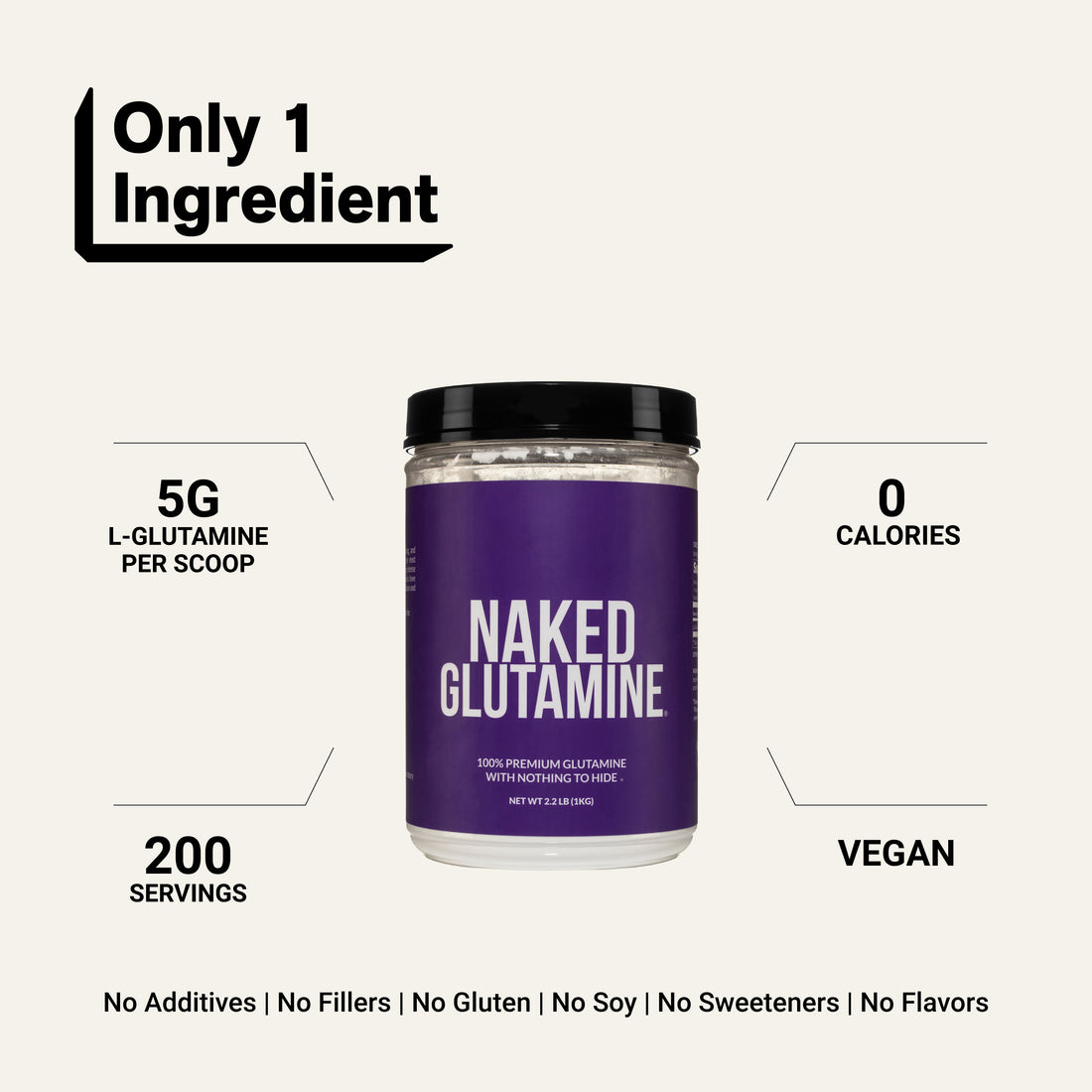 Glutamine | Naked Glutamine