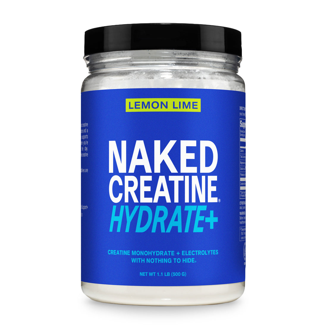 creatine monohydrate hydration lemon lime