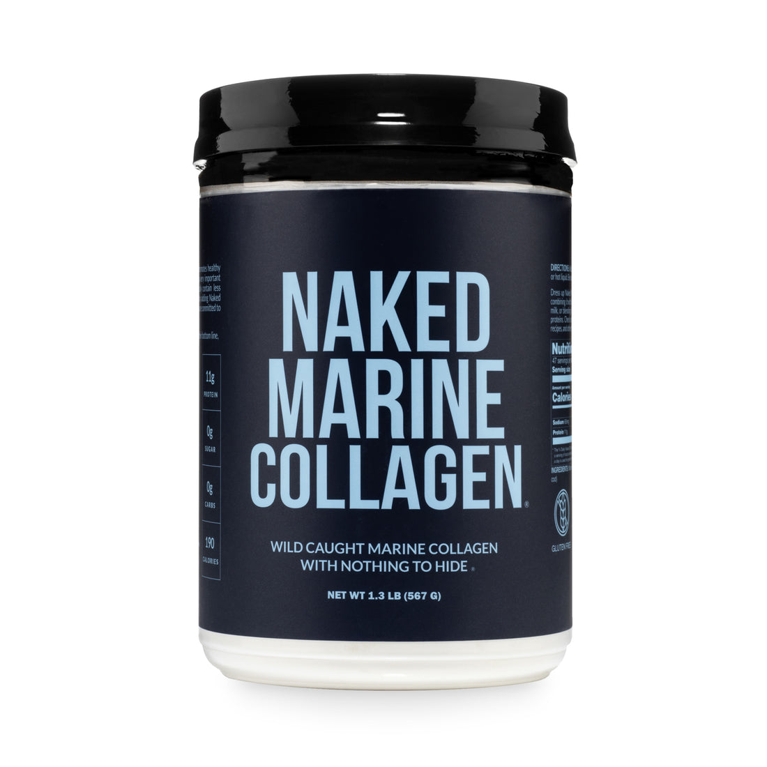 marine collagen protein powder gmo-free no-additives gluten-free