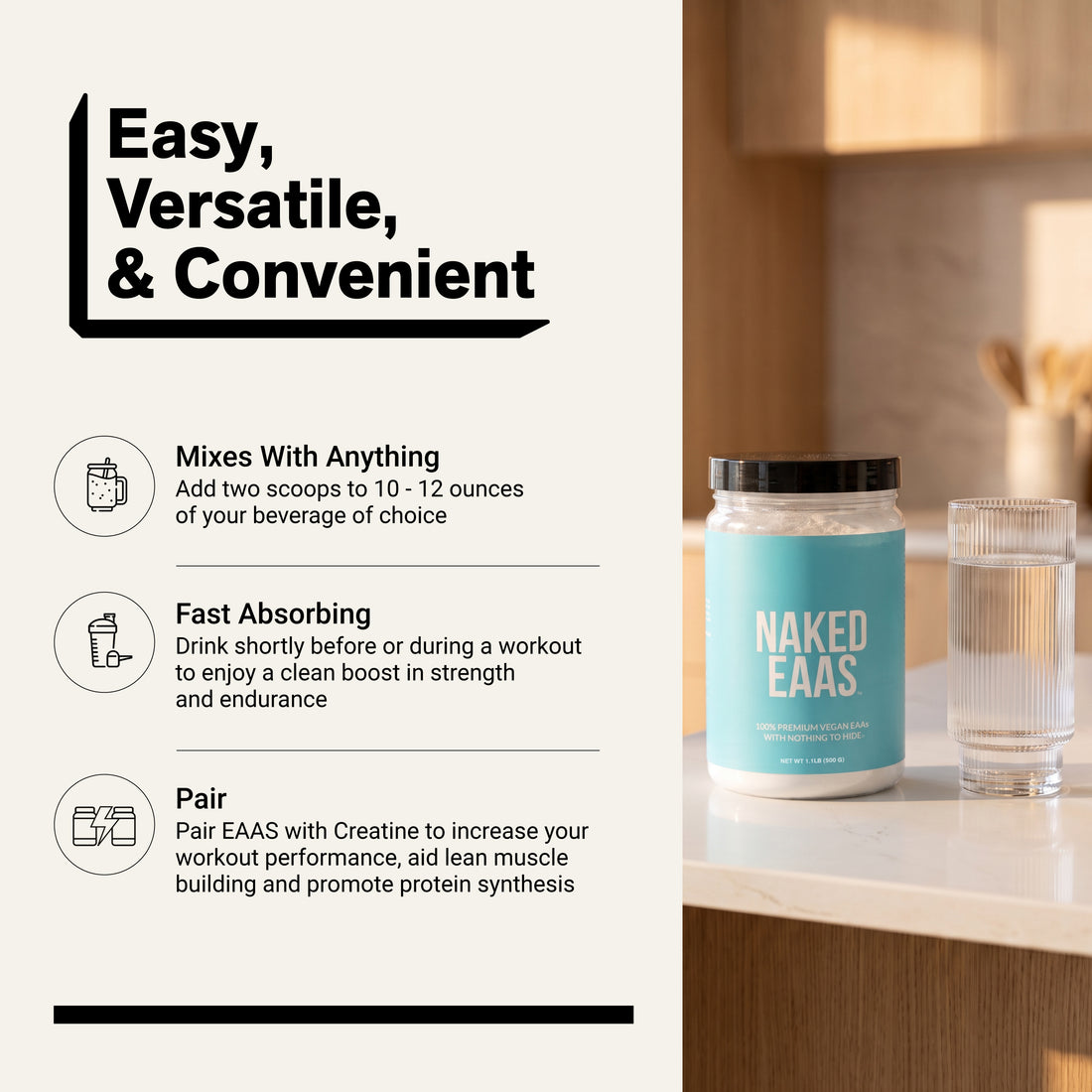 naked amino acids supplement eaa powder