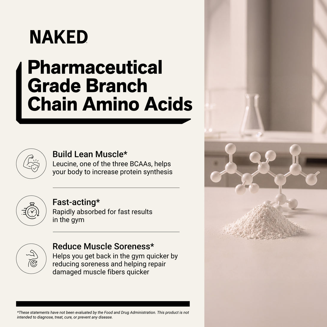 naked bcaa no additives no fillets no gluten