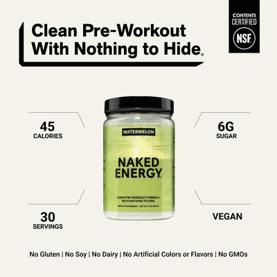 naked energy watermelon pre-workout overview.