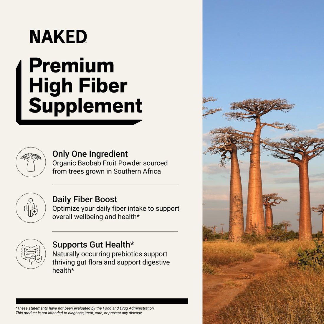 naked fiber organic baobab powder benefits