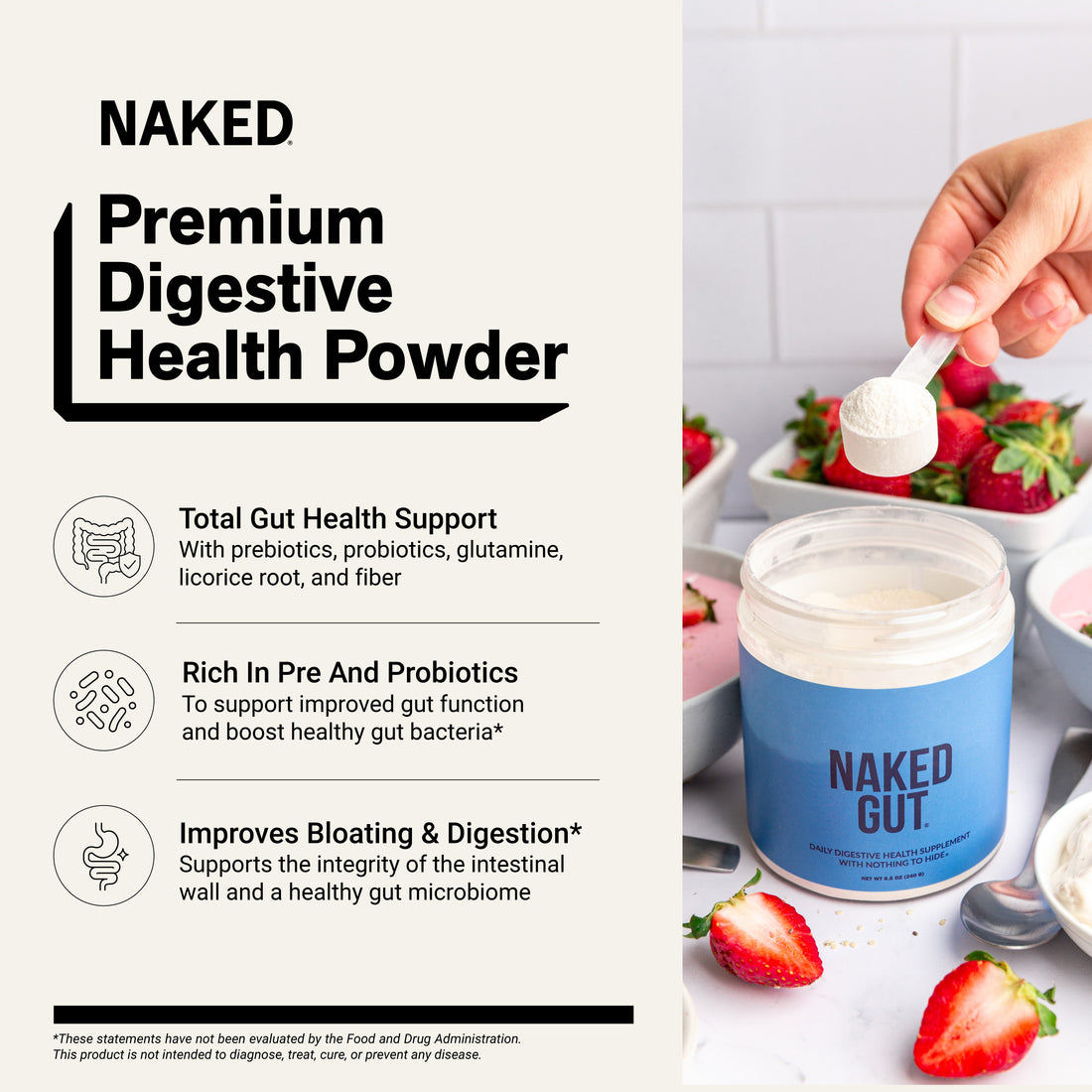 Darmgezondheid Supplement | Naked Gut - 40 porties