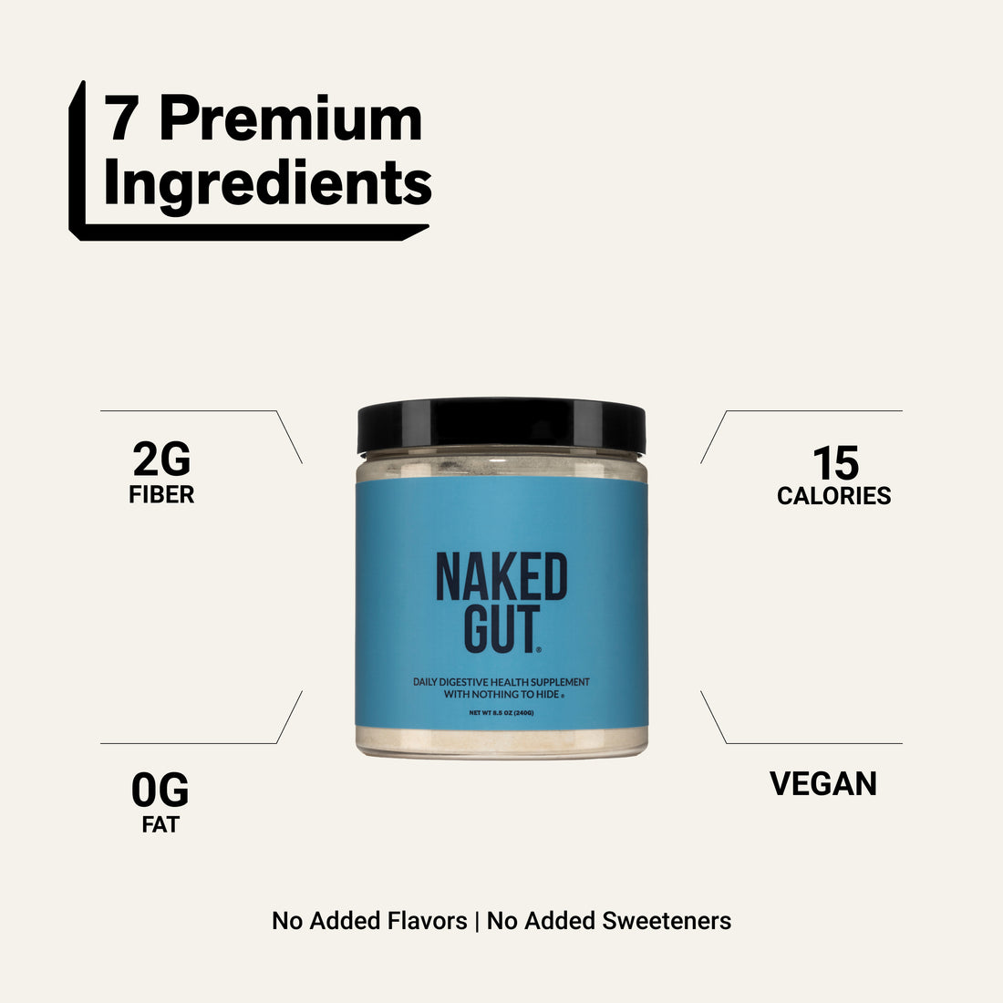 Darmgezondheid Supplement | Naked Gut - 40 porties