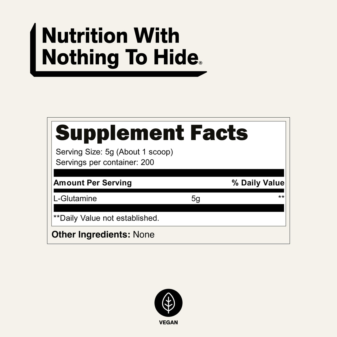 Glutamine | Naked Glutamine