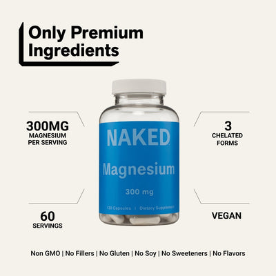 naked magnesium 300 mg capsule product overview