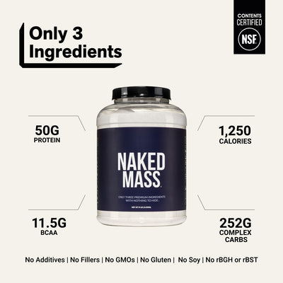 naked mass unflavored 8 lb overview