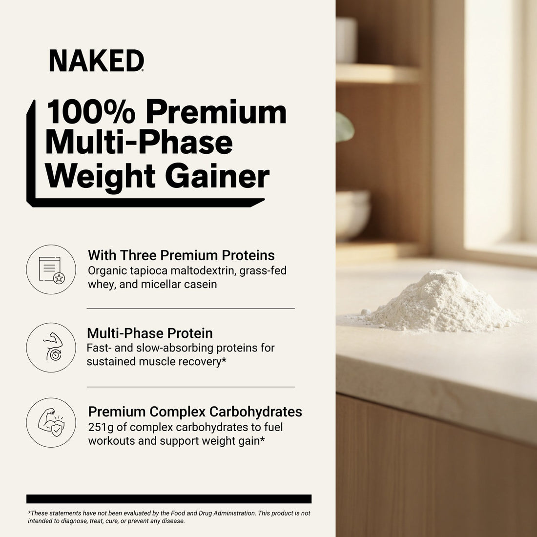naked mass vanilla weight gainer benefits