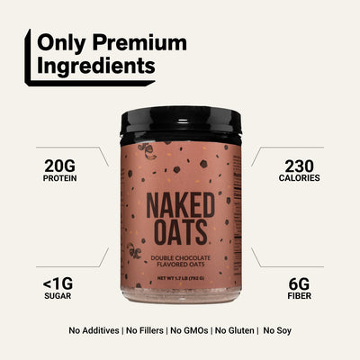 naked oats double chocolate product overview