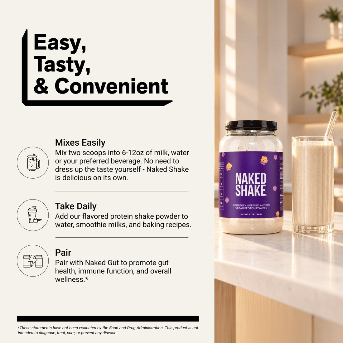 naked shake blueberry muffin mixing directions