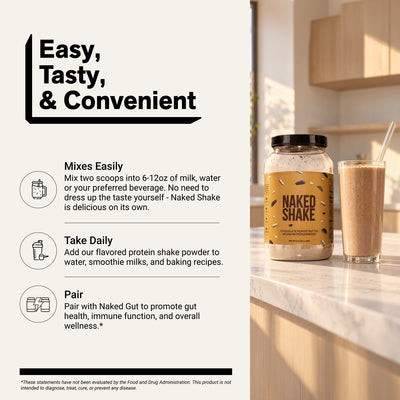 naked shake chocolate peanut butter mixing directions