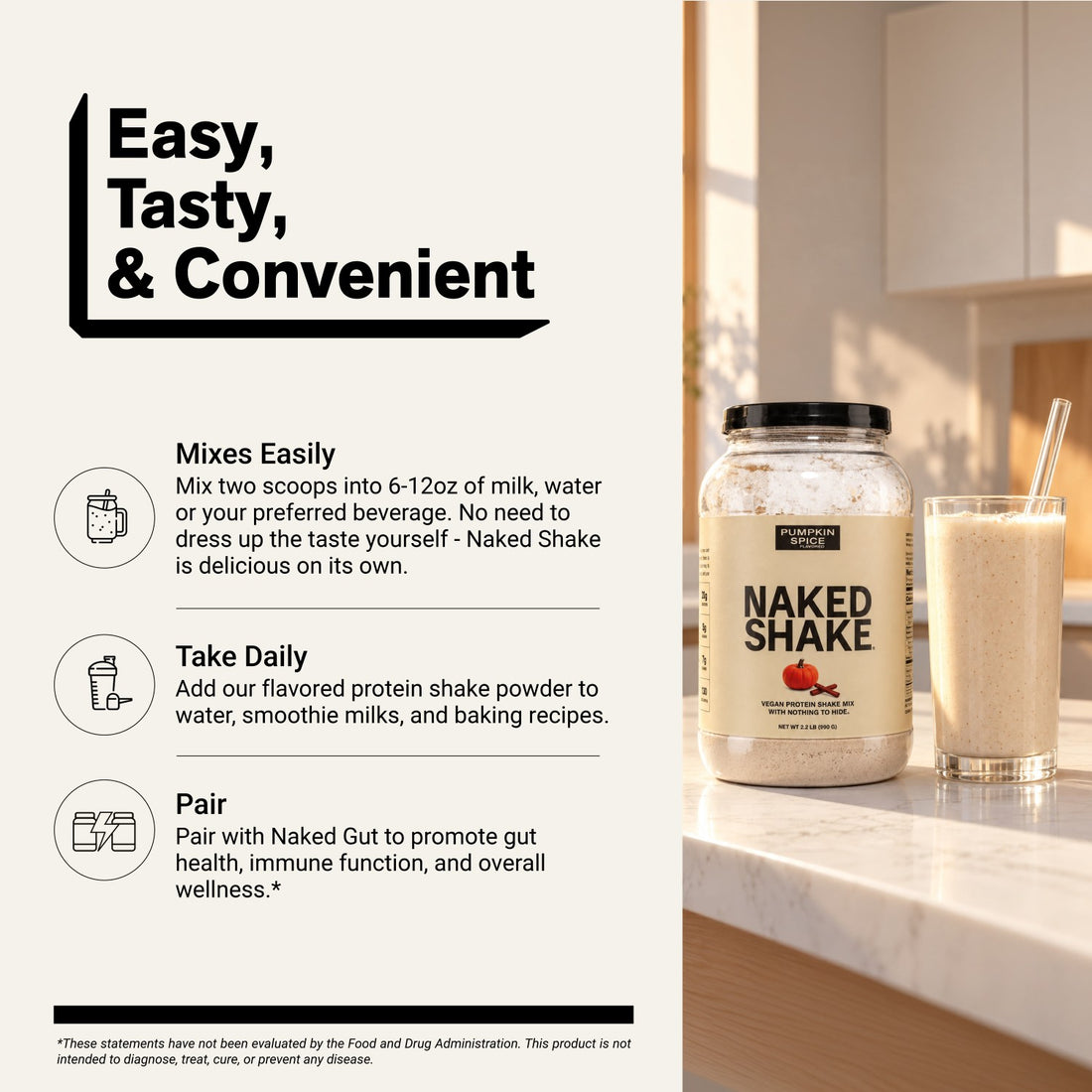 naked shake pumpkin spice mixing directions