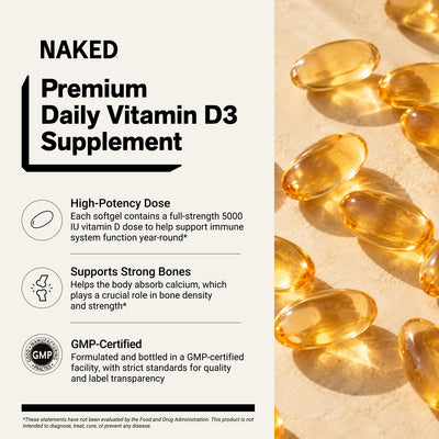 naked vitamin d3 supplement benefits infographic