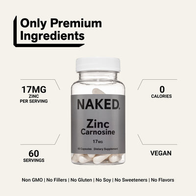 naked zinc carnosine 17 mg capsule product overview