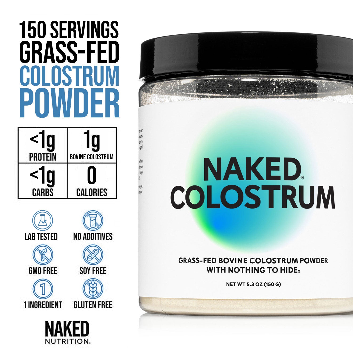 Grass-Fed Colostrum Powder | Naked Colostrum - 150 Servings - Image 4