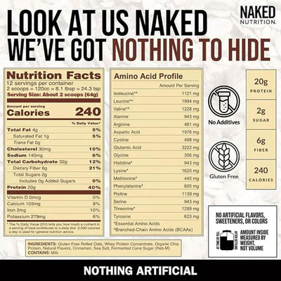 cinnamon protein oats nutrition