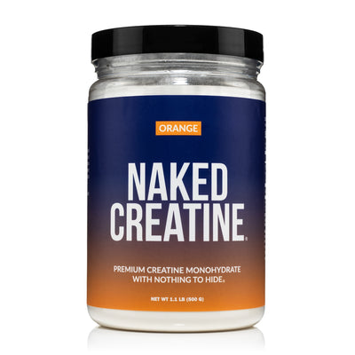 Monohidrato de creatina en polvo de color naranja | Naked Creatine - 1,1 lb