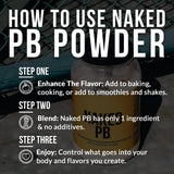 Organic Powdered Peanut Butter | Organic Naked PB - 1.5LB