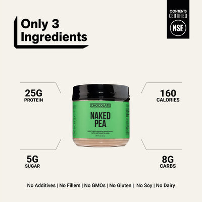 pea powder protein clean ingredient gluten-free soy-free