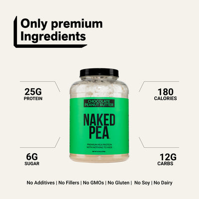 pea powder protein clean ingredient gluten-free soy-free