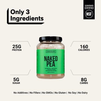 pea powder protein clean ingredient gluten-free soy-free