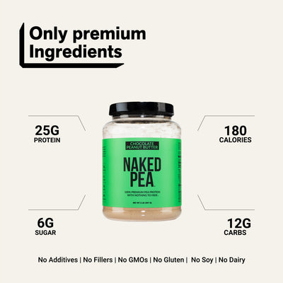 pea powder protein clean ingredient gluten-free soy-free