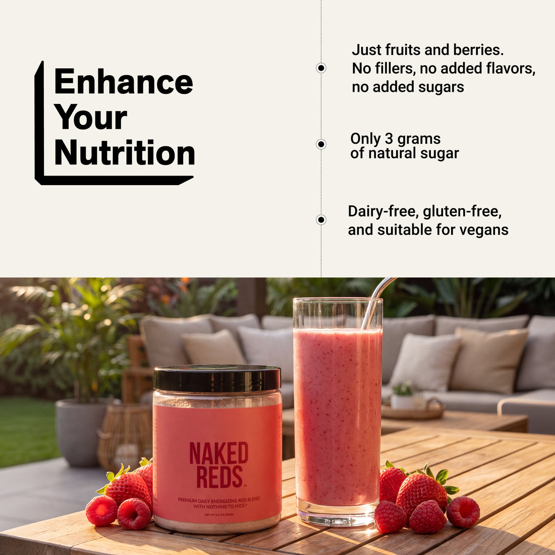 plant based reds supplement powder antioxidant rich botanicals