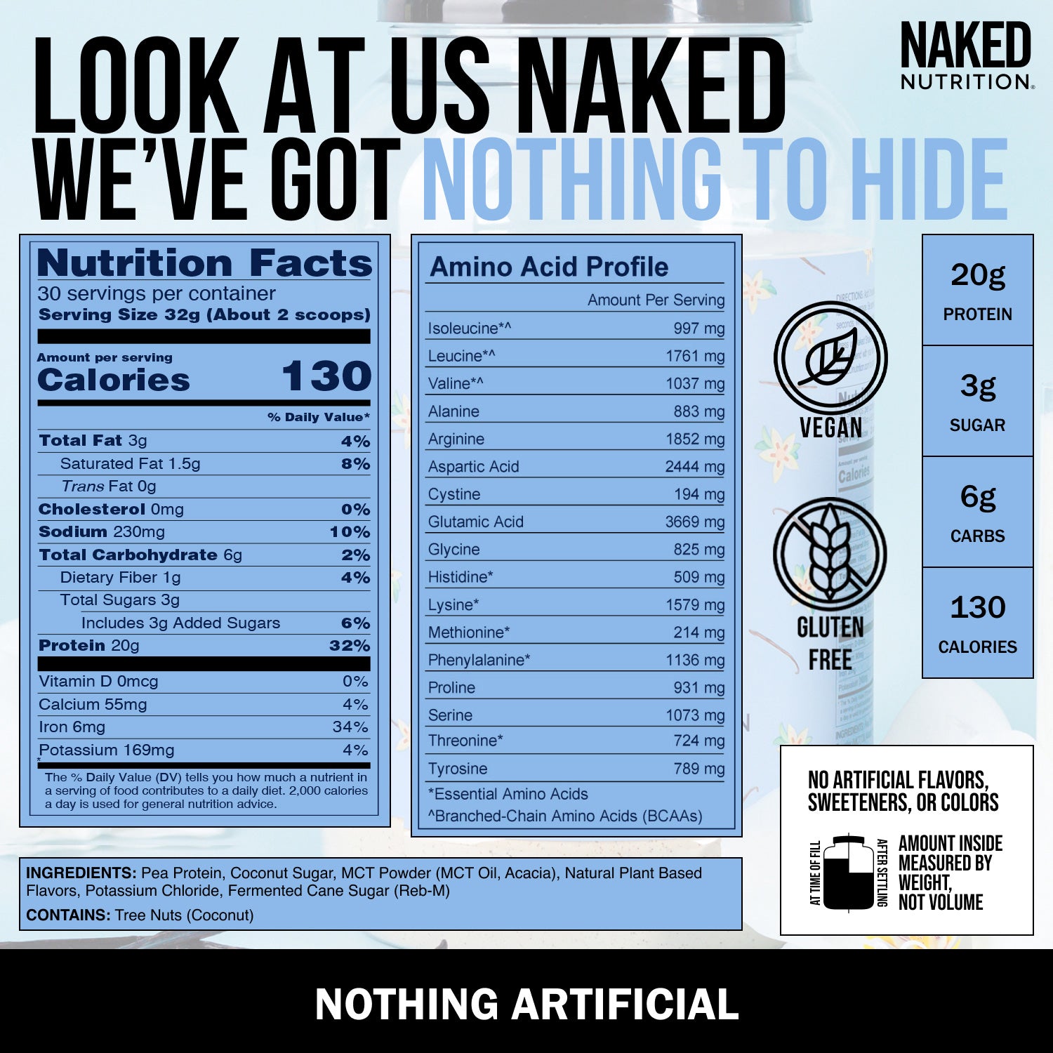 Vanilla Protein Shake | Naked Shake - 30 Servings