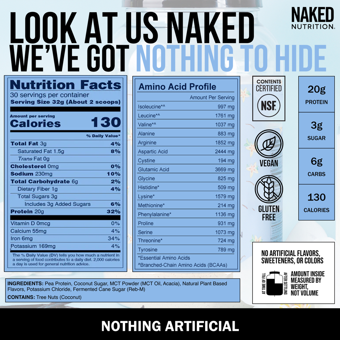 vegan vanilla protein shake