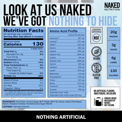 vegan vanilla protein shake