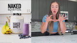 Proteína de suero de leche en polvo con doble sabor a chocolate | Naked Whey - 5 libras