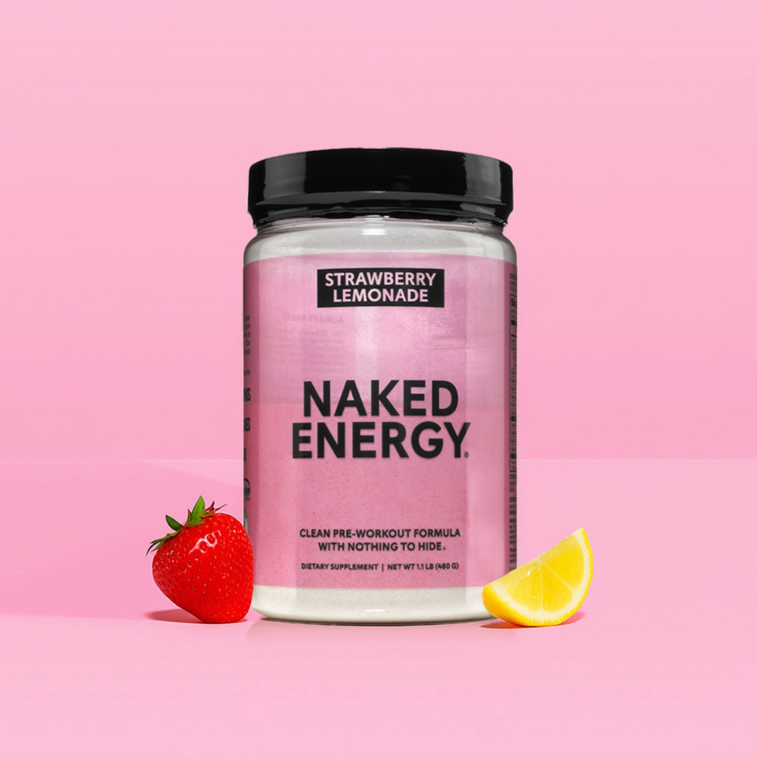 Strawberry Lemonade Pre Workout Supplement | Naked Energy - 30 Servings - Image 5