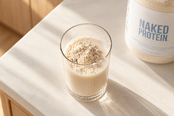 Mix two scoops into 6-10oz of water, milk, or your preferred beverage. Add fruits and vegetables for taste as Naked Protein is unflavored.