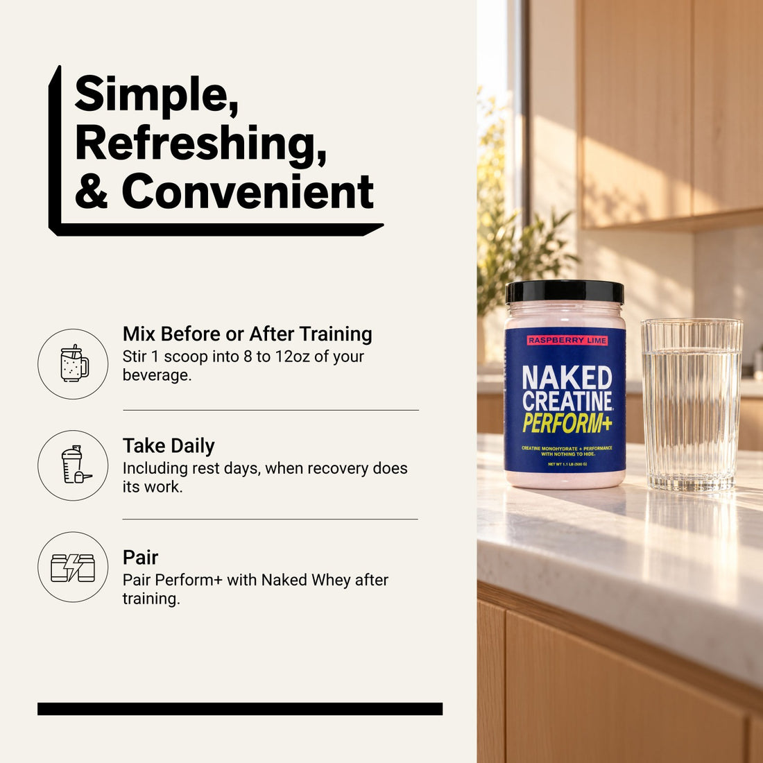 raspberry lime creatine daily mixing instructions