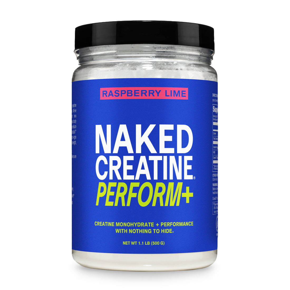 raspberry lime creatine perform plus powder 500g
