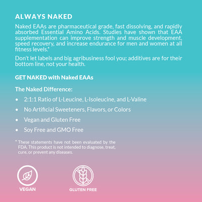 Suplemento de aminoácidos esenciales | Naked EAAs - 50 porciones