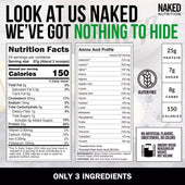 nutrition facts whey protein strawberry