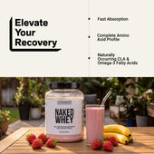 nutrition facts grass fed whey protein powder strawberry