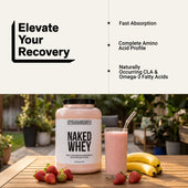 strawberry whey protein shake isolate powder amino acid