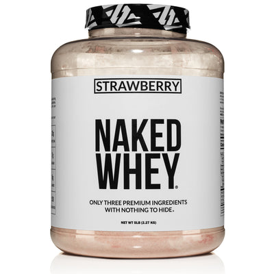 Strawberry Whey Protein Powder | Naked Strawberry Whey - 5LB