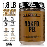 Sugar & Salt Powdered Peanut Butter | Sugar & Salt Naked PB - 1.8LB