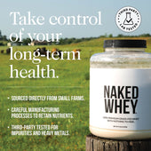 Proteína de suero de leche en polvo con sabor a chocolate | Naked Chocolate Whey - 2 libras