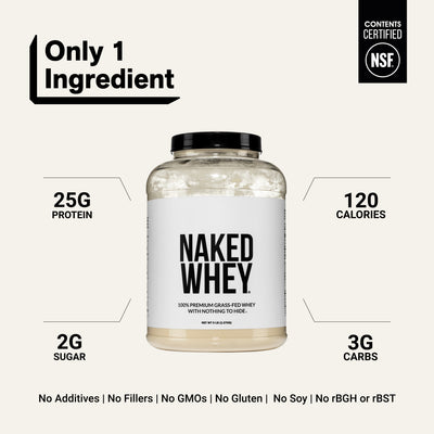 whey isolate protein powder clean ingredient gluten-free soy-free