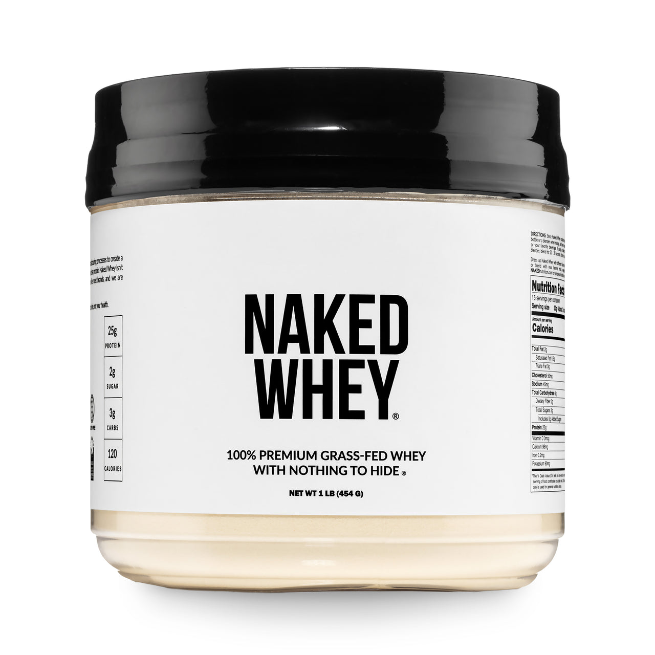 unflavored whey protein powder 1LB