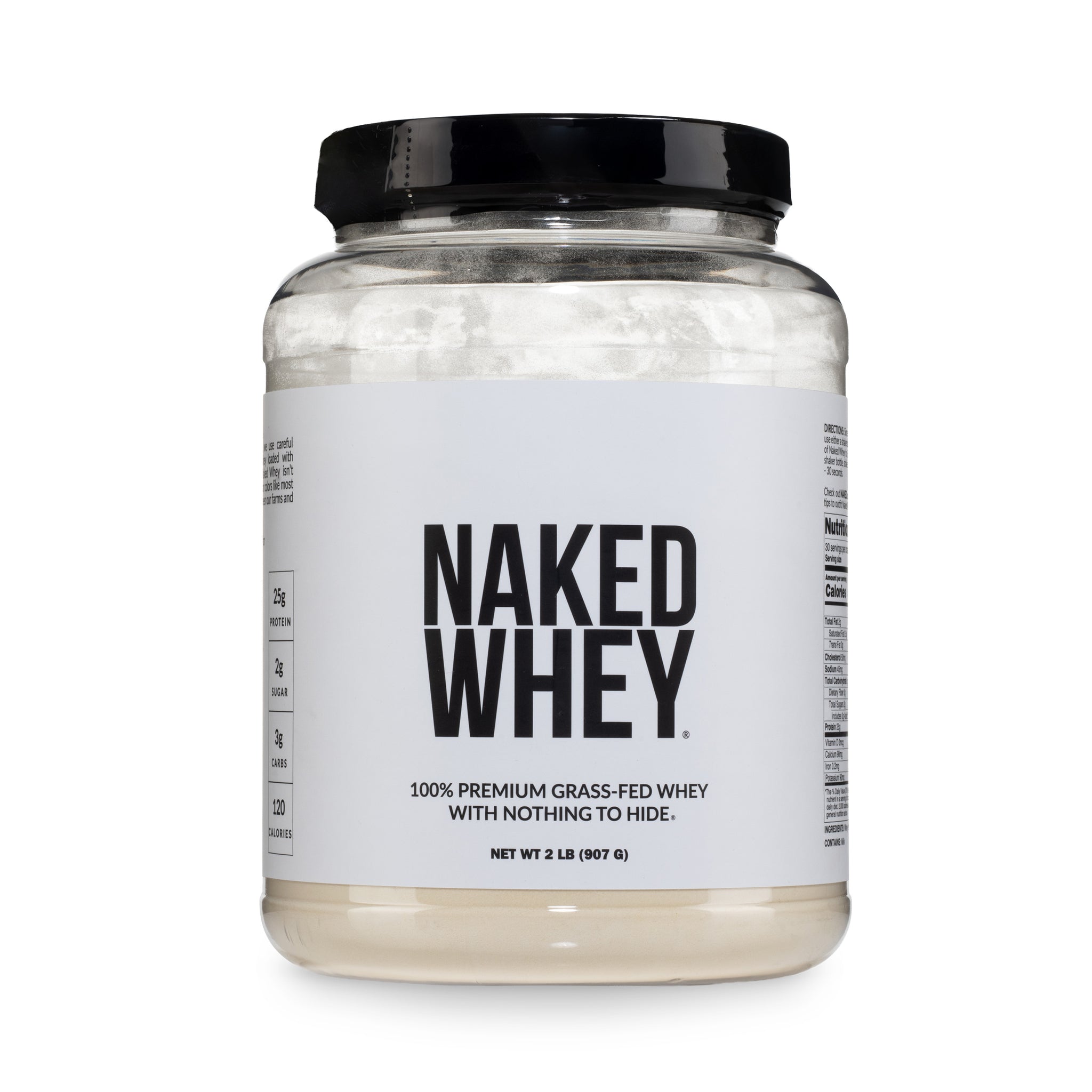 Photos - Protein Naked Nutrition Grass Fed Whey Powder | Whey - 2LB 40-RYSU-FSXO