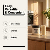 unflavored whey protein smoothies shakes baking